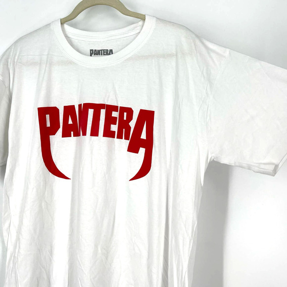 Pantera White Band Tee 100% Cotton T-Shirt Size 2XL NWOT - Picture 5 of 6